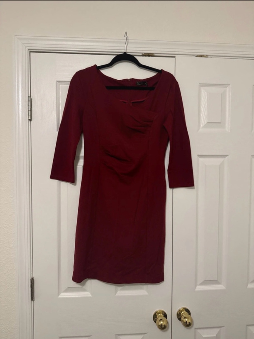 Wine Red Cocktail Dress